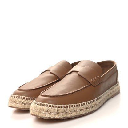 Hermes Calfskin Mens Trip Espadrilles 43 Naturel Safari 3 of 9