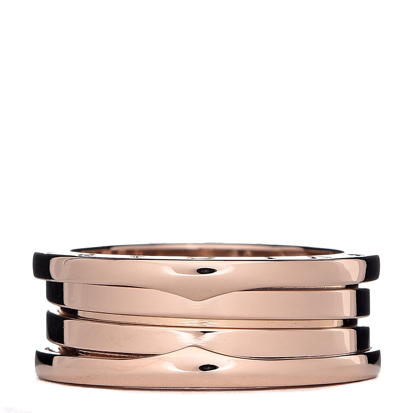 18K Rose Gold B.Zero1 Three-Band Ring 60 9