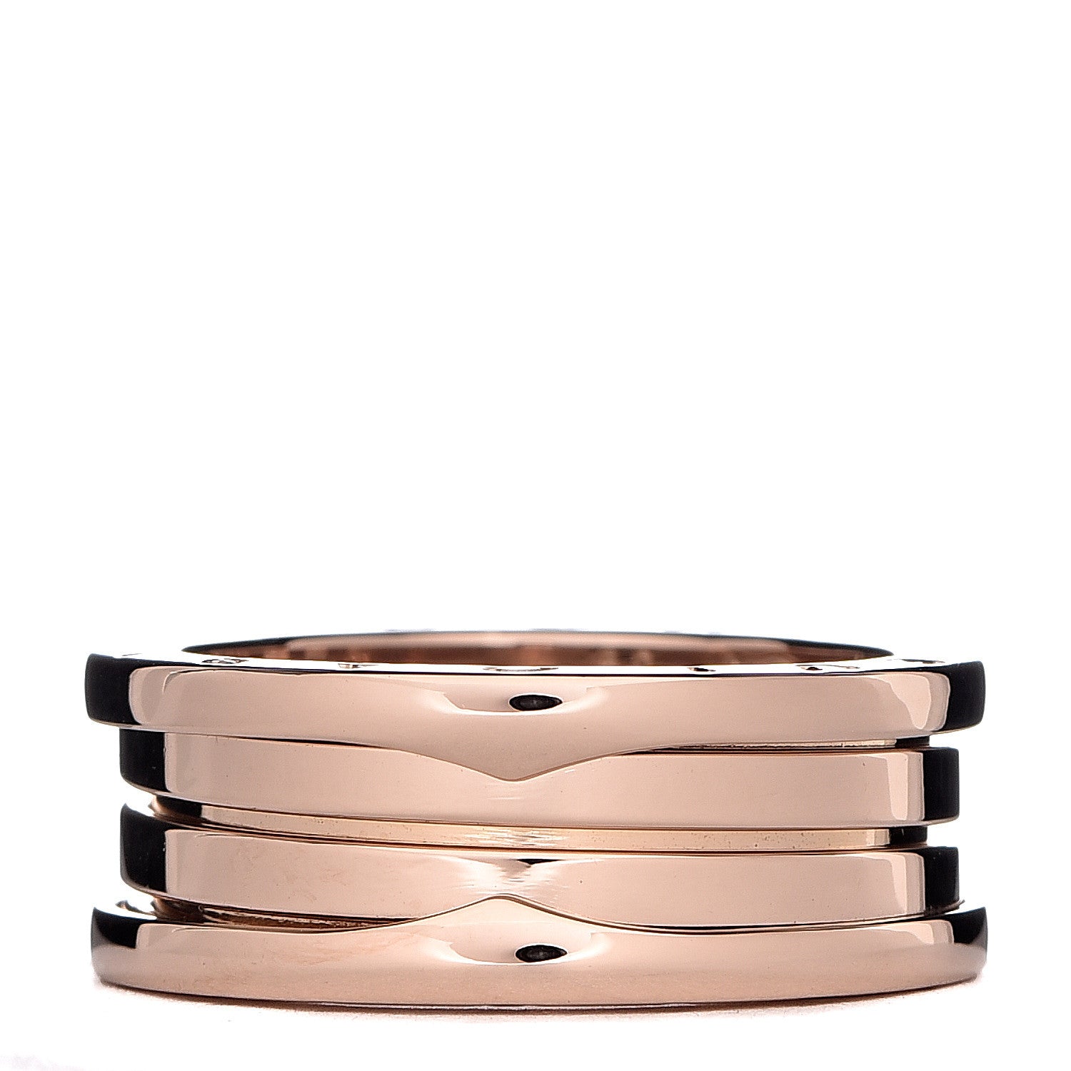 Bulgari 18K Rose Gold B.Zero1 Three-Band Ring 60 9 1 of 6