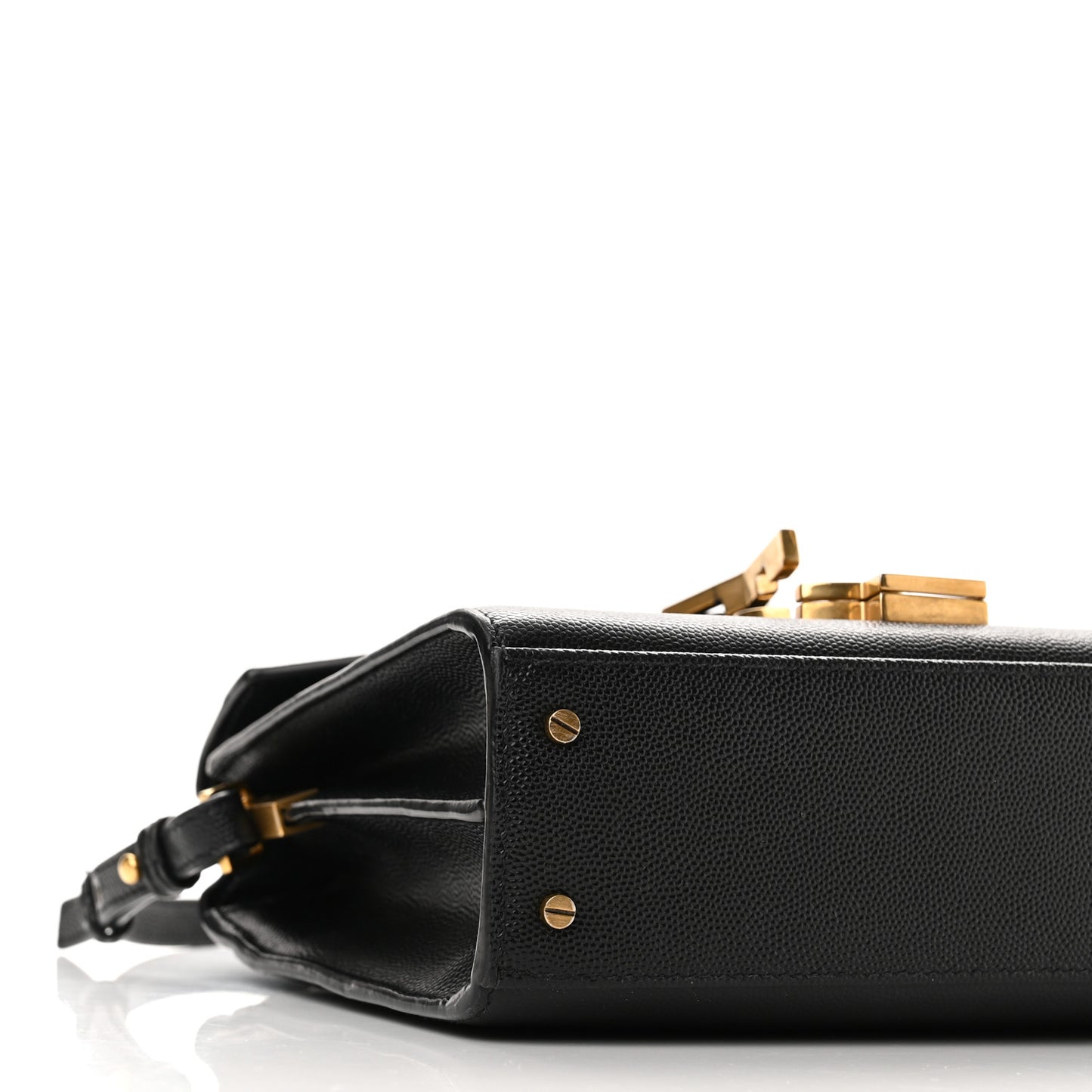 Grain de Poudre Mini Classic Monogram Cassandra Top Handle Black