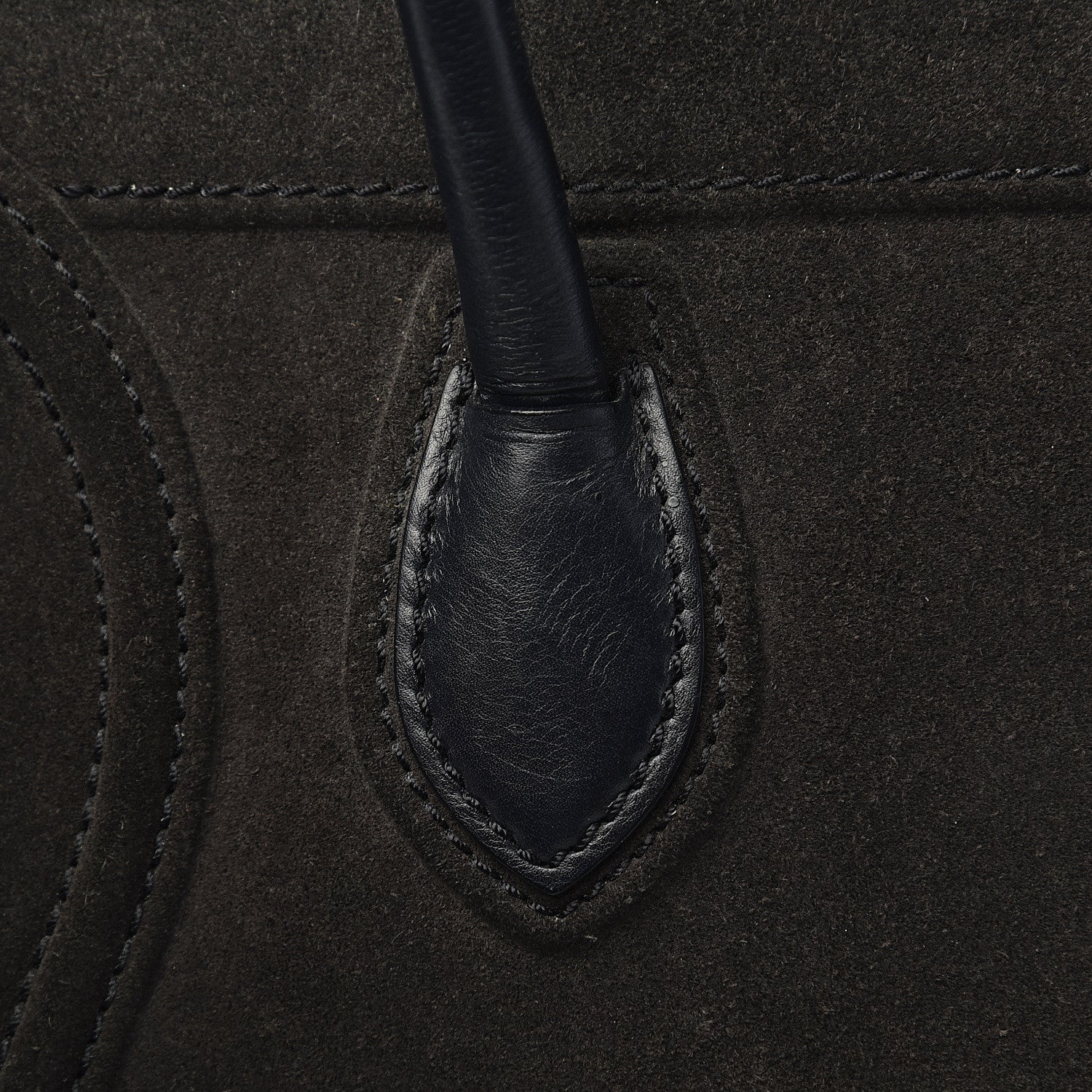 Celine Suede Medium Phantom Luggage Anthracite 14 of 20