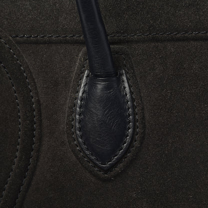 Celine Suede Medium Phantom Luggage Anthracite 14 of 20