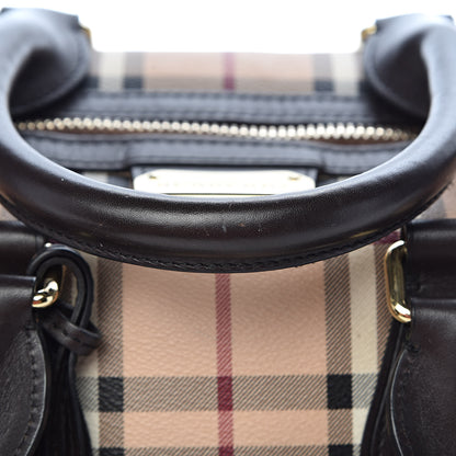 Burberry Haymarket Check Small Gladstone Chocolate 16 of 24
