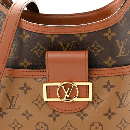 Louis Vuitton Reverse Monogram Dauphine Hobo PM 8 of 10