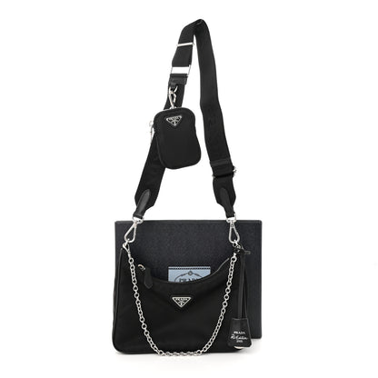 Prada Nylon Re-Edition 2005 Shoulder Bag Black 12 of 12
