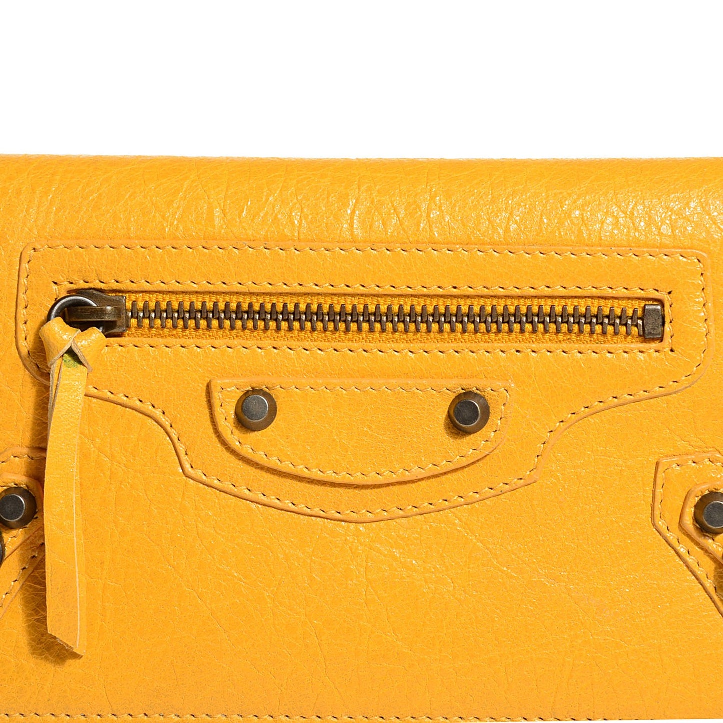 Agneau Classic Hardware Money Wallet Mangue