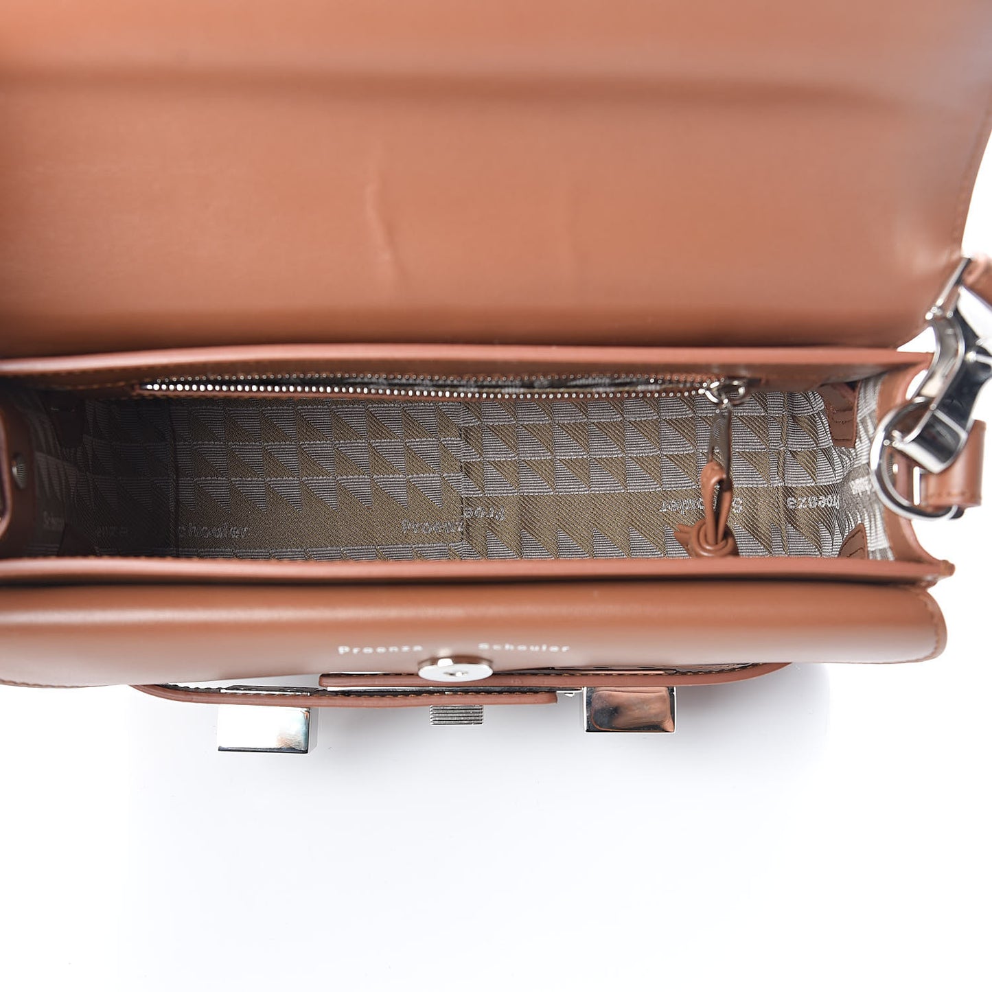 Smooth Calfskin Mini PS11 Classic Shoulder Bag Caramel