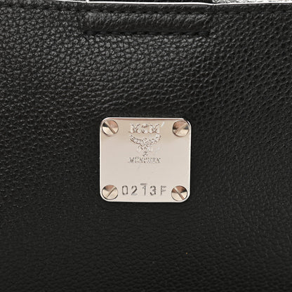 MCM Grained Calfskin Medium Yris Shopper Tote Black 6 of 16