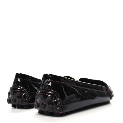 Louis Vuitton Patent Calfskin Oxford Loafers 41 Amarante 4 of 8