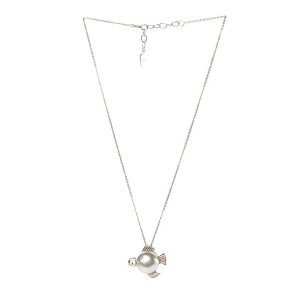 Christian Dior Resin Metal Tell Me Dior Zodiac Pisces Necklace Gold 4 of 5