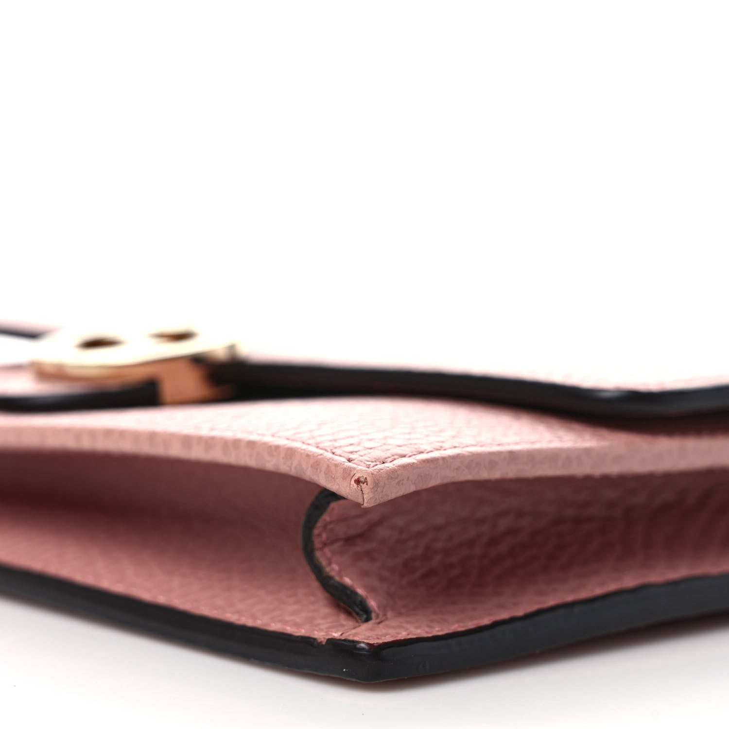 Gucci Dollar Calfskin Interlocking G Chain Wallet Soft Pink 7 of 9