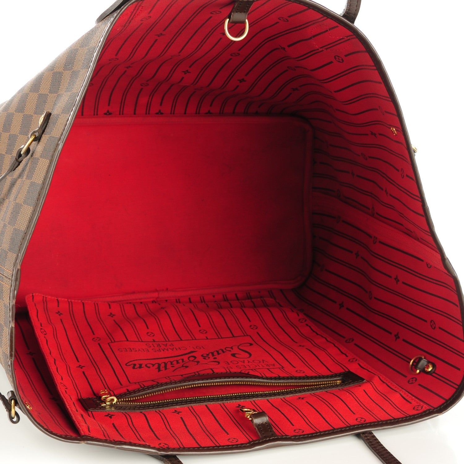 Louis Vuitton Damier Ebene Neverfull GM 5 of 8