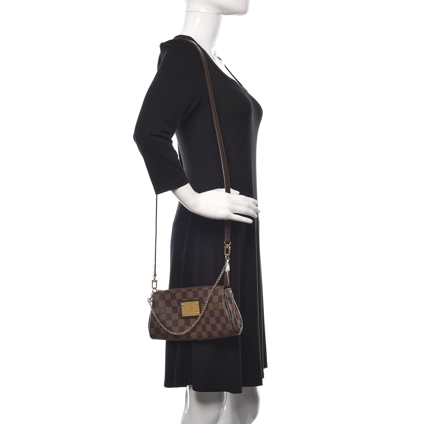 Damier Ebene Eva Clutch