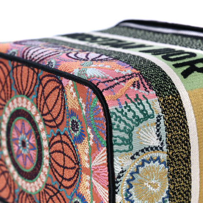 Christian Dior Canvas Embroidered Dior In Lights Diortravel Vanity Case Multicolor 11 of 14