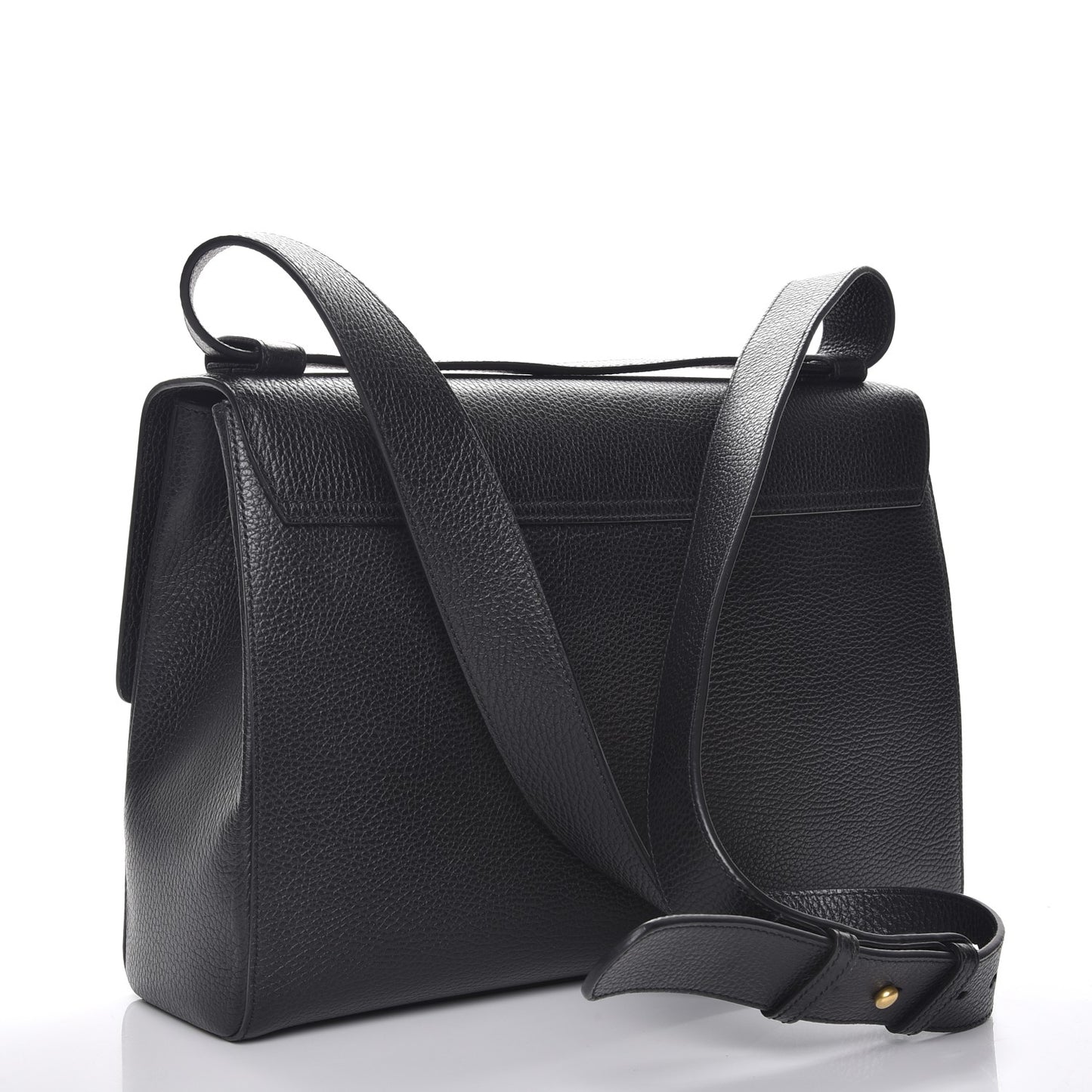 Calfskin GG Marmont Messenger Bag Black
