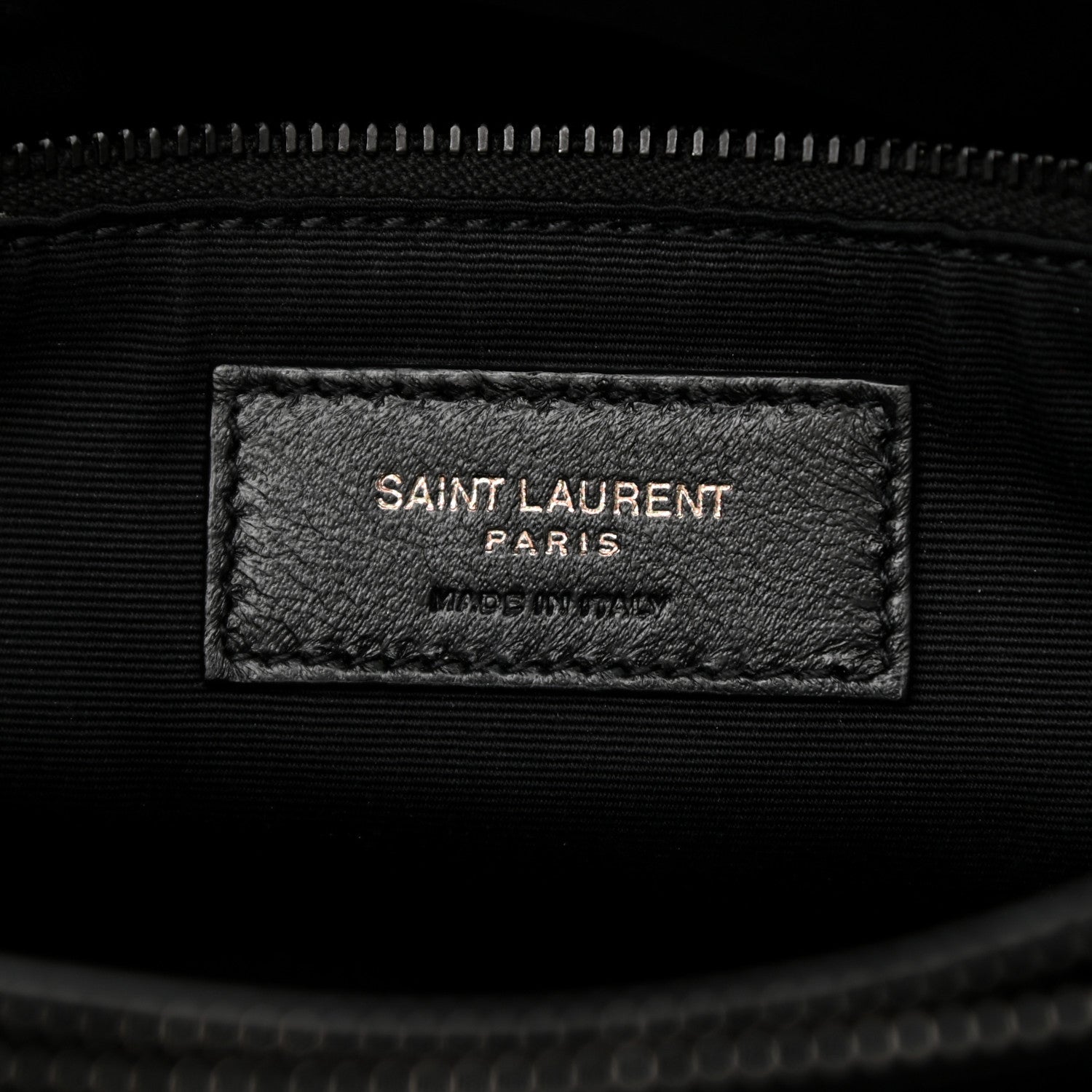 Saint Laurent Calfskin Y Quilted Monogram Monochrome Large Loulou Chain Satchel Black 6 of 10