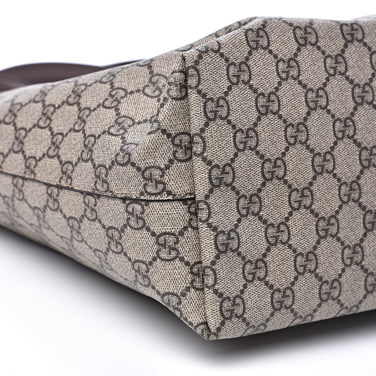 Gucci GG Supreme Monogram Medium Ophidia Shopping Tote Brown 7 of 10