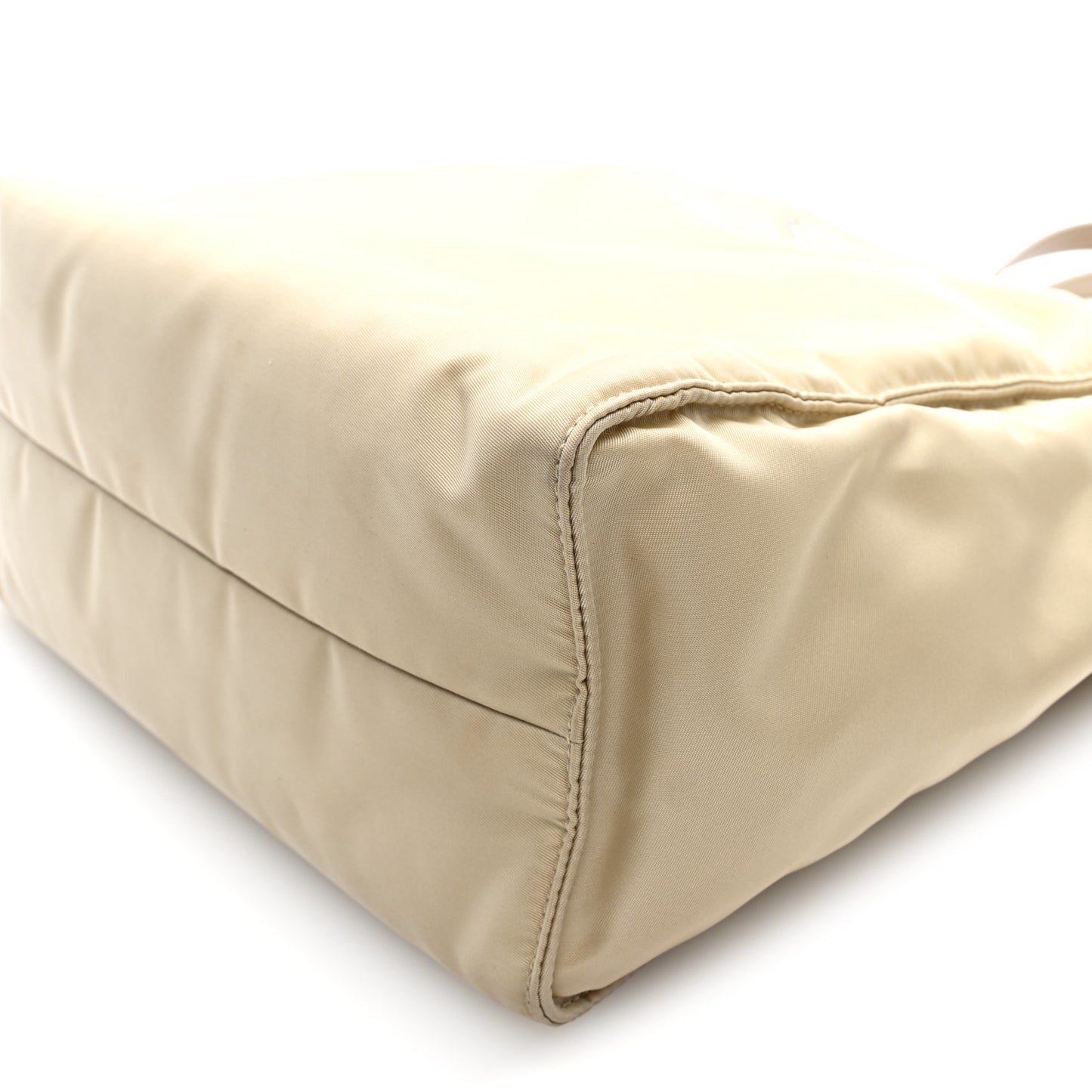 Tessuto Nylon Saffiano Tote Beige
