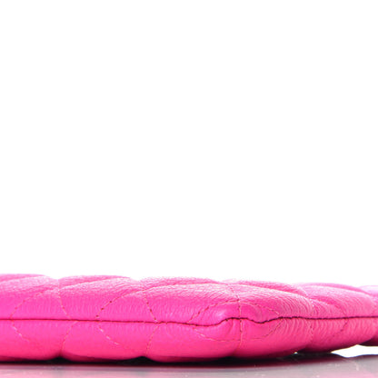Chanel Goatskin Quilted Medium Reissue Cosmetic Case Pink 9 of 11