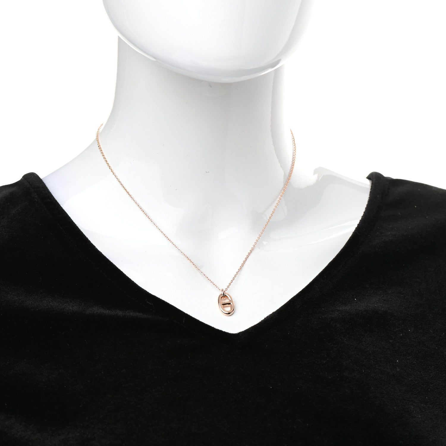 Hermes 18K Rose Gold PM Farandole Pendant Necklace 2 of 6