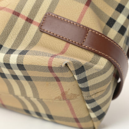 Burberry Haymarket Check Messenger Bag Brown 11 of 17