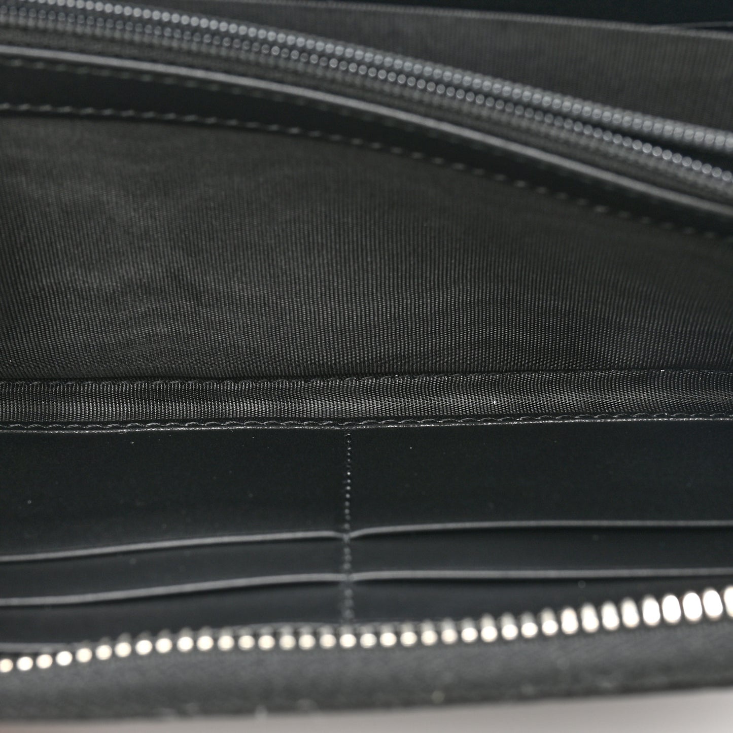 Guccissimma Signature Dorian Zip Around Wallet Black
