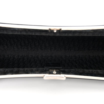 Christian Dior Glazed Calfskin Bondage Clutch Black 5 of 11