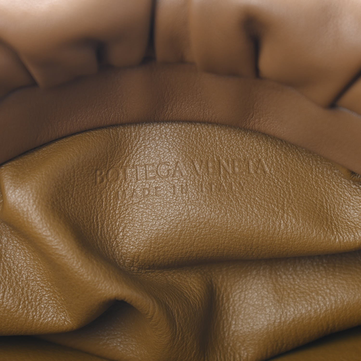 Bottega Veneta Calfskin The Pouch Chain Moutarde 6 of 10