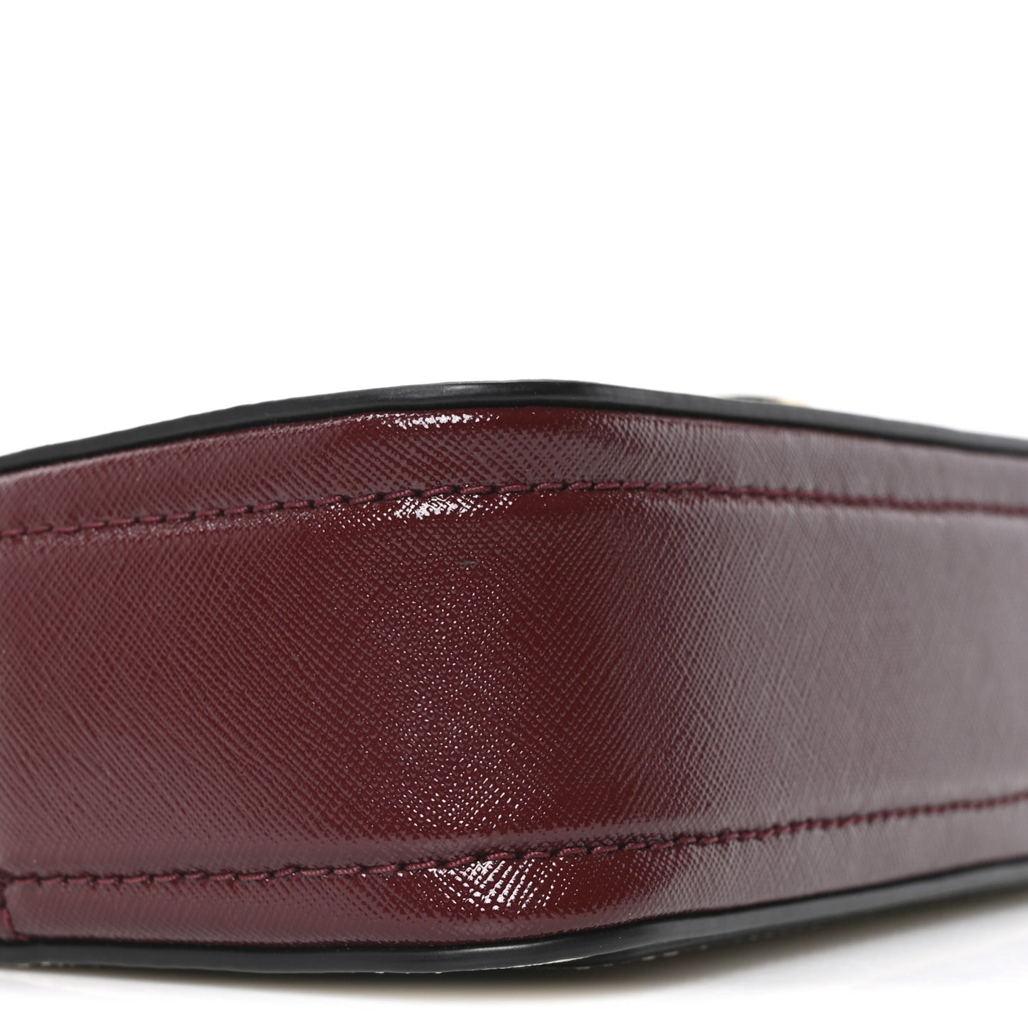 Saffiano Small Snapshot Camera Bag White Pink