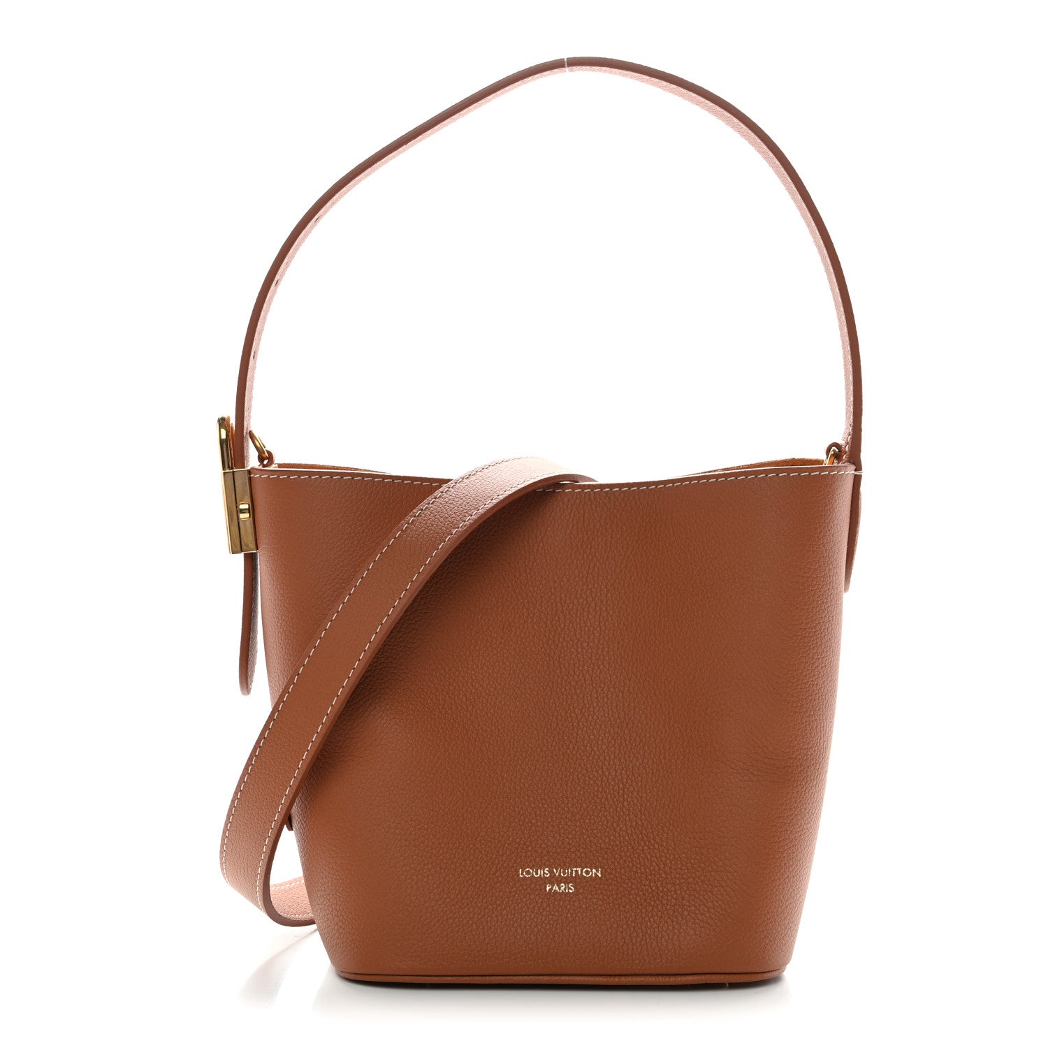 Louis Vuitton Grained Calfskin Low Key All In BB Cognac 1820714