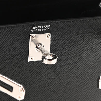 Hermes Epsom Mini Kelly Sellier 20 Black 6 of 11