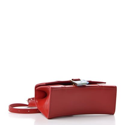 Balenciaga Shiny Box Calfskin Hourglass Top Handle Bag XS Bright Red 4 of 9