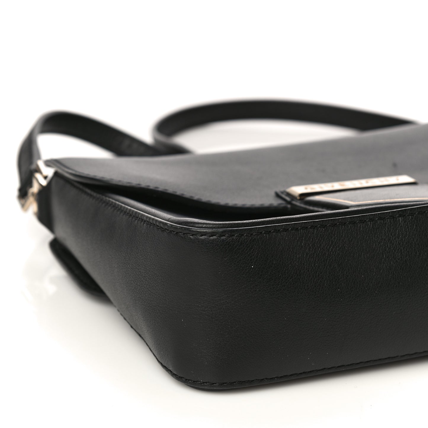 Calfskin Small Nobile Shoulder Bag Black
