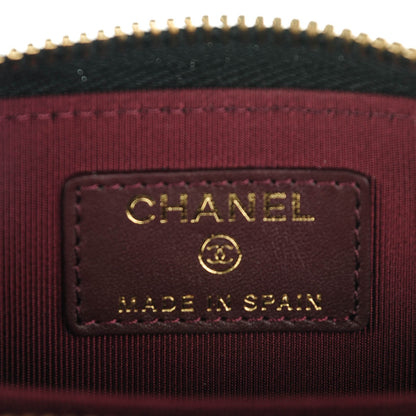 Chanel Caviar Quilted Zip Coin Purse Black 6 of 7