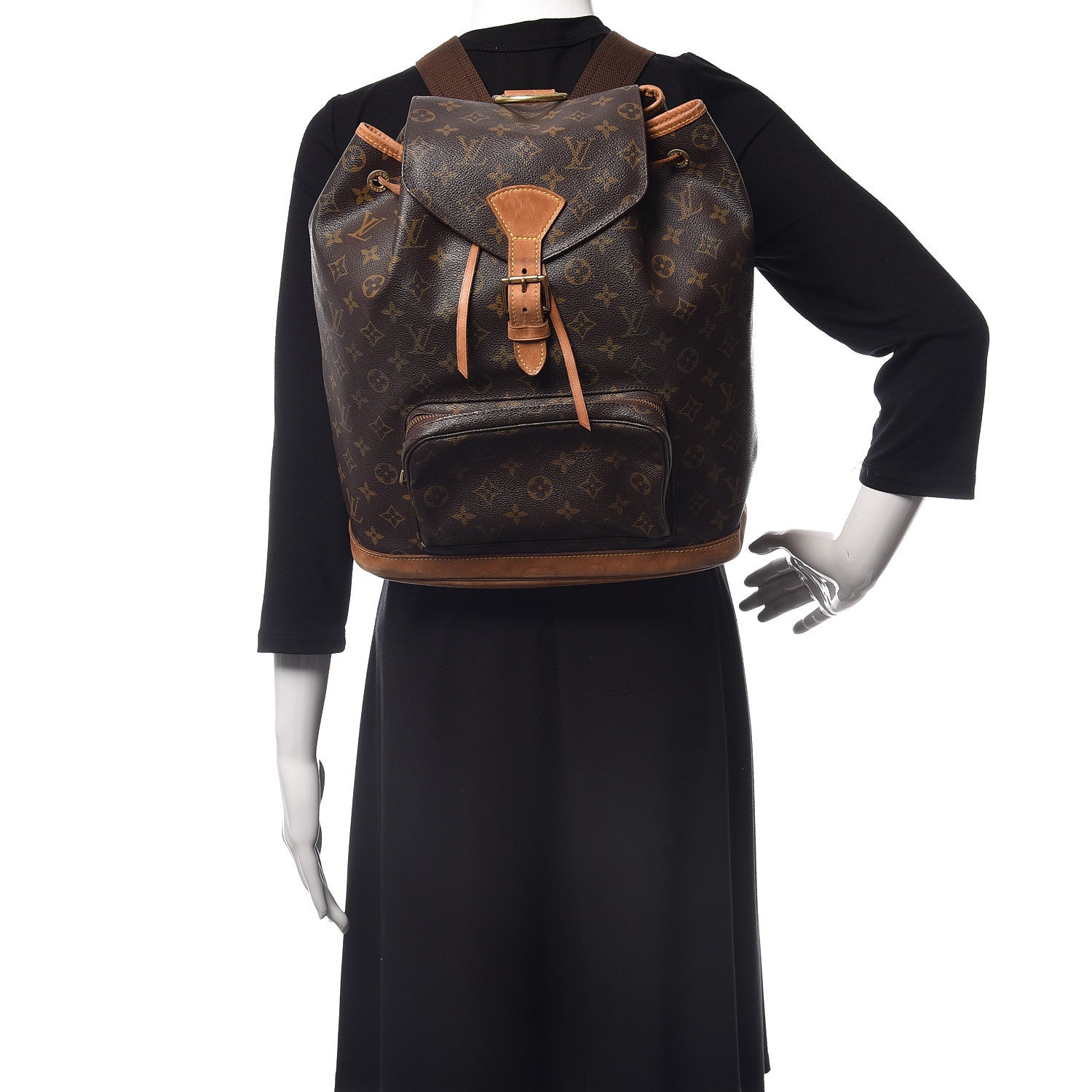 Louis Vuitton Monogram Montsouris GM Backpack 2 of 22