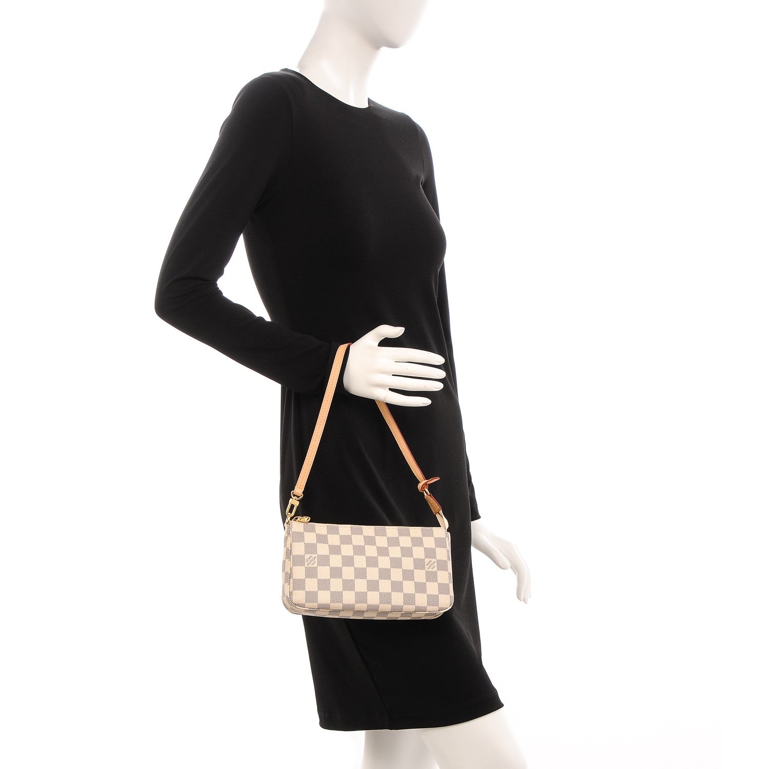 Louis Vuitton Damier Azur Pochette Accessories NM 2 of 7
