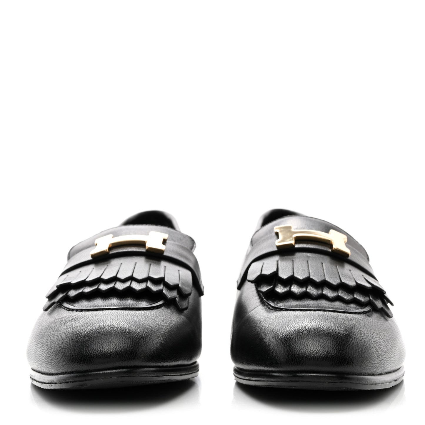 Goatskin Womens Royal Loafers 41 Black