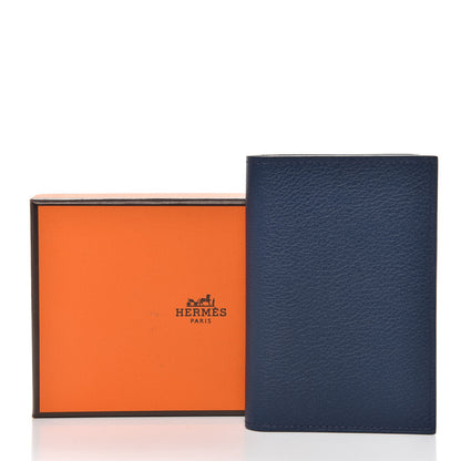 Hermes Evercolor MC2 Euclide 4CC Jungle Card Holder Bleu De Malte Bleu Indigo 8 of 8