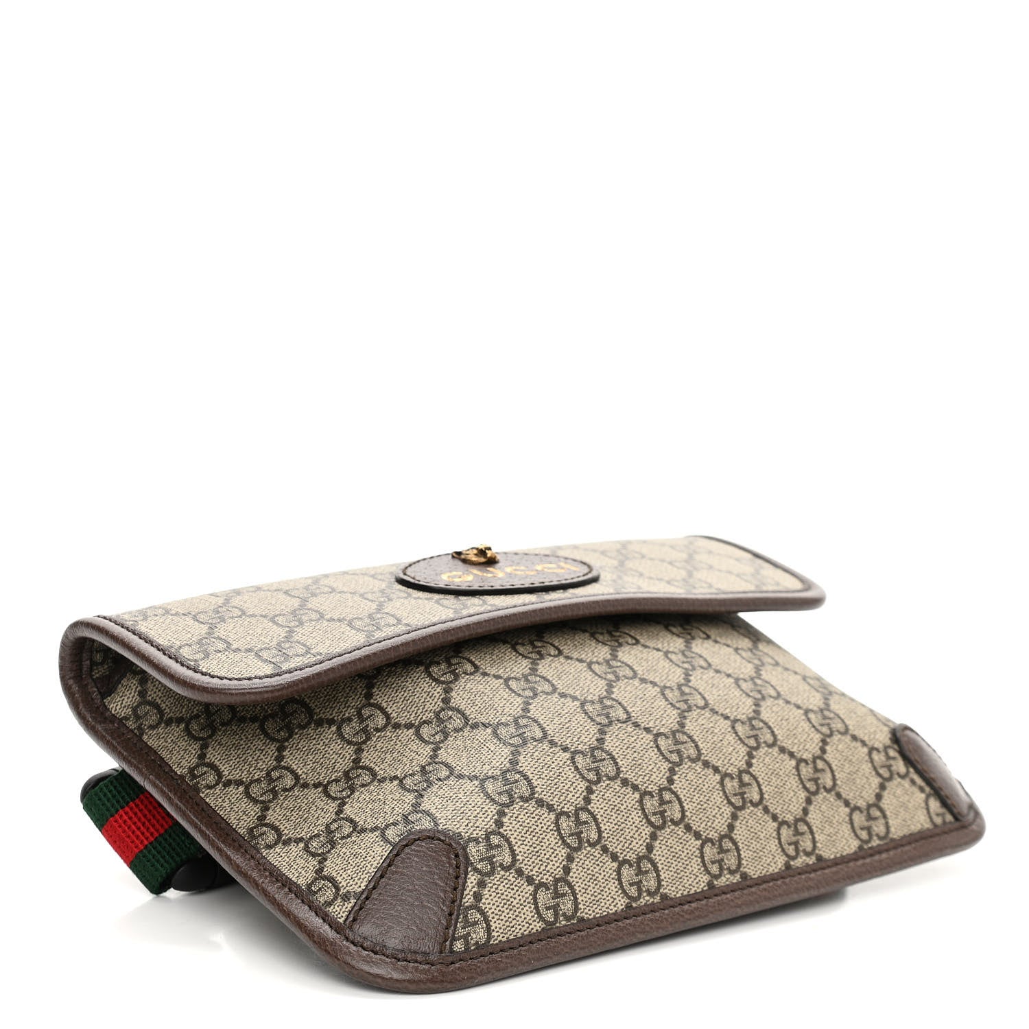 Gucci GG Supreme Monogram Neo Vintage Web Belt Bag Brown 4 of 11