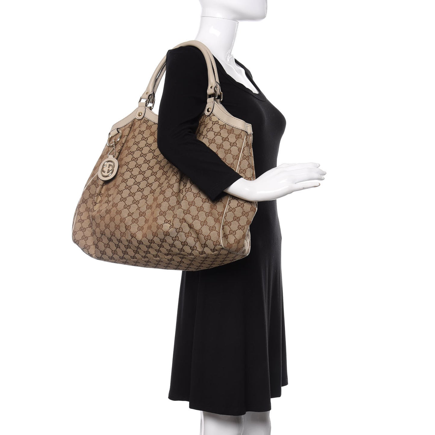 Monogram Large Sukey Tote Off White