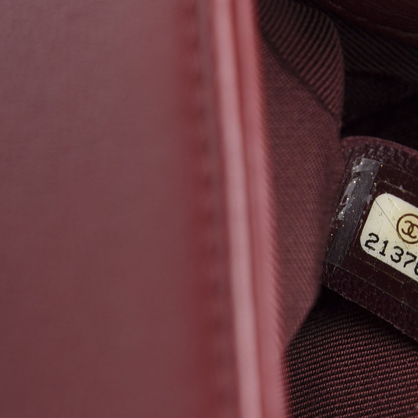 Calfskin Double Stitch Medium Boy Flap Burgundy