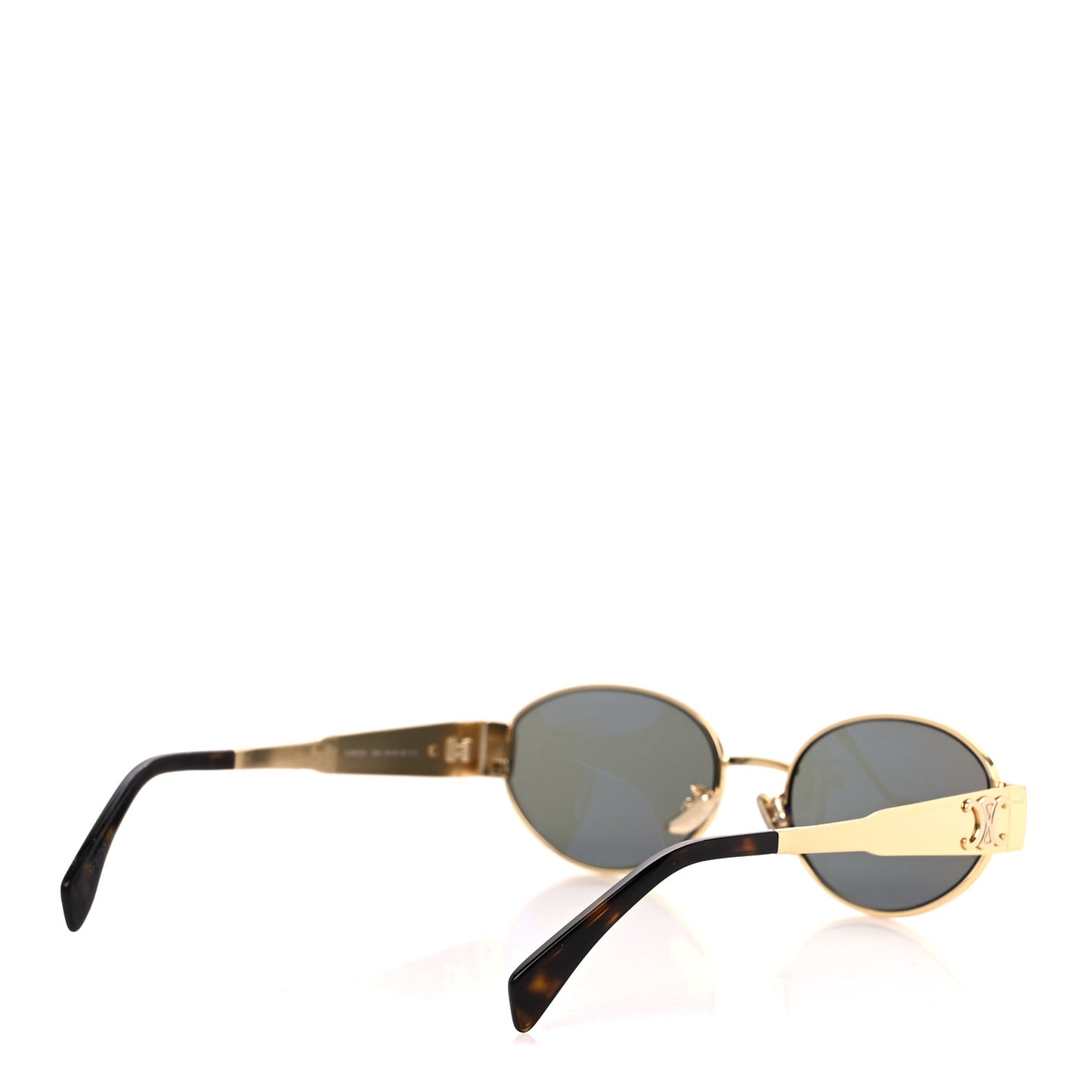 Metal Triomphe 01 Sunglasses CL40235U Gold Green