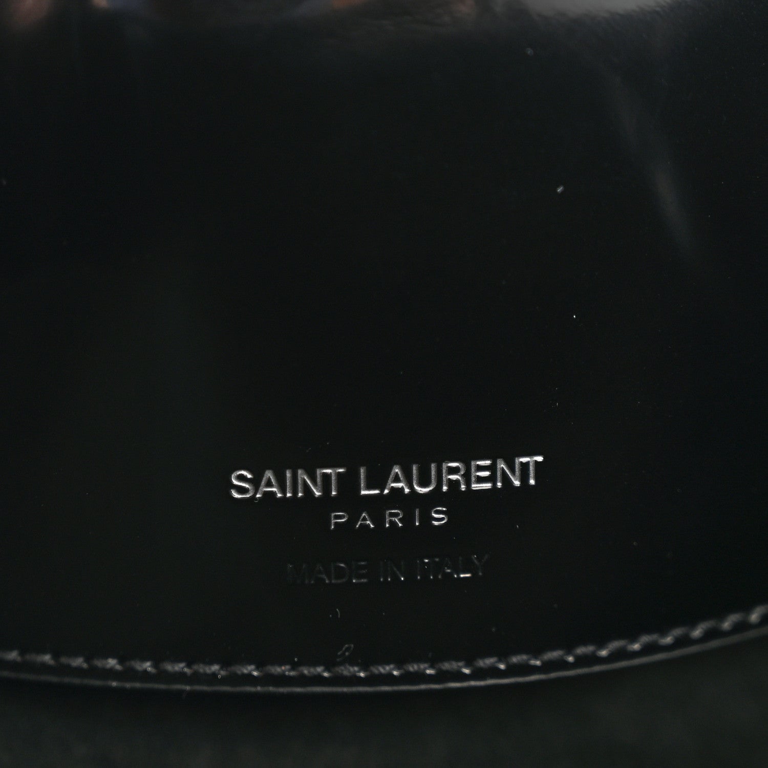 Saint Laurent Patent Calfskin Le 37 Bucket Bag Black 7 of 13