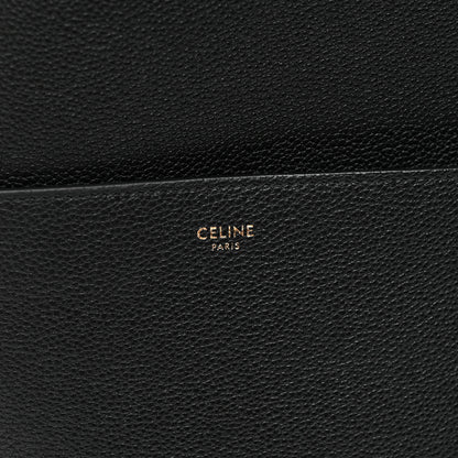 Celine Soft Grained Calfskin Sangle Bucket Bag Black 7 of 11