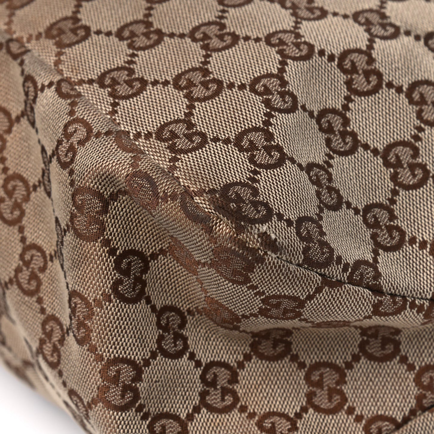Monogram Large Horsebit Chain Hobo Dark Brown