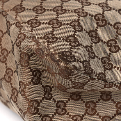 Gucci Monogram Large Horsebit Chain Hobo Dark Brown 6 of 12