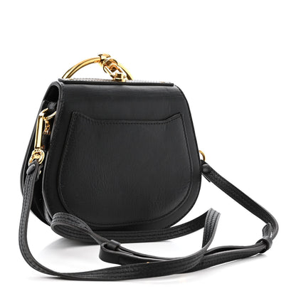 Chloe Calfskin Suede Quilted Small Nile Bracelet Bag Black 3 of 10