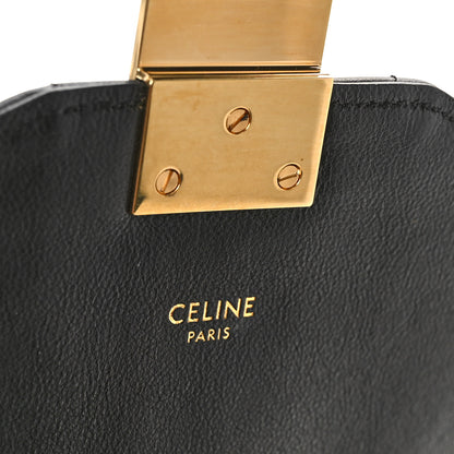 Celine Calfskin Quilted Medium C Bag Black 6 of 8