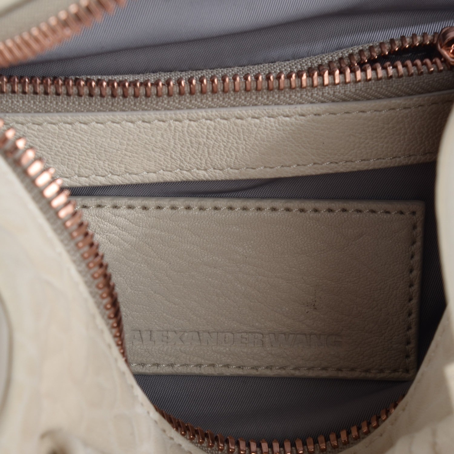 Alexander Wang Pebbled Lambskin Rockie Opaline Rose Gold Hardware 5 of 8