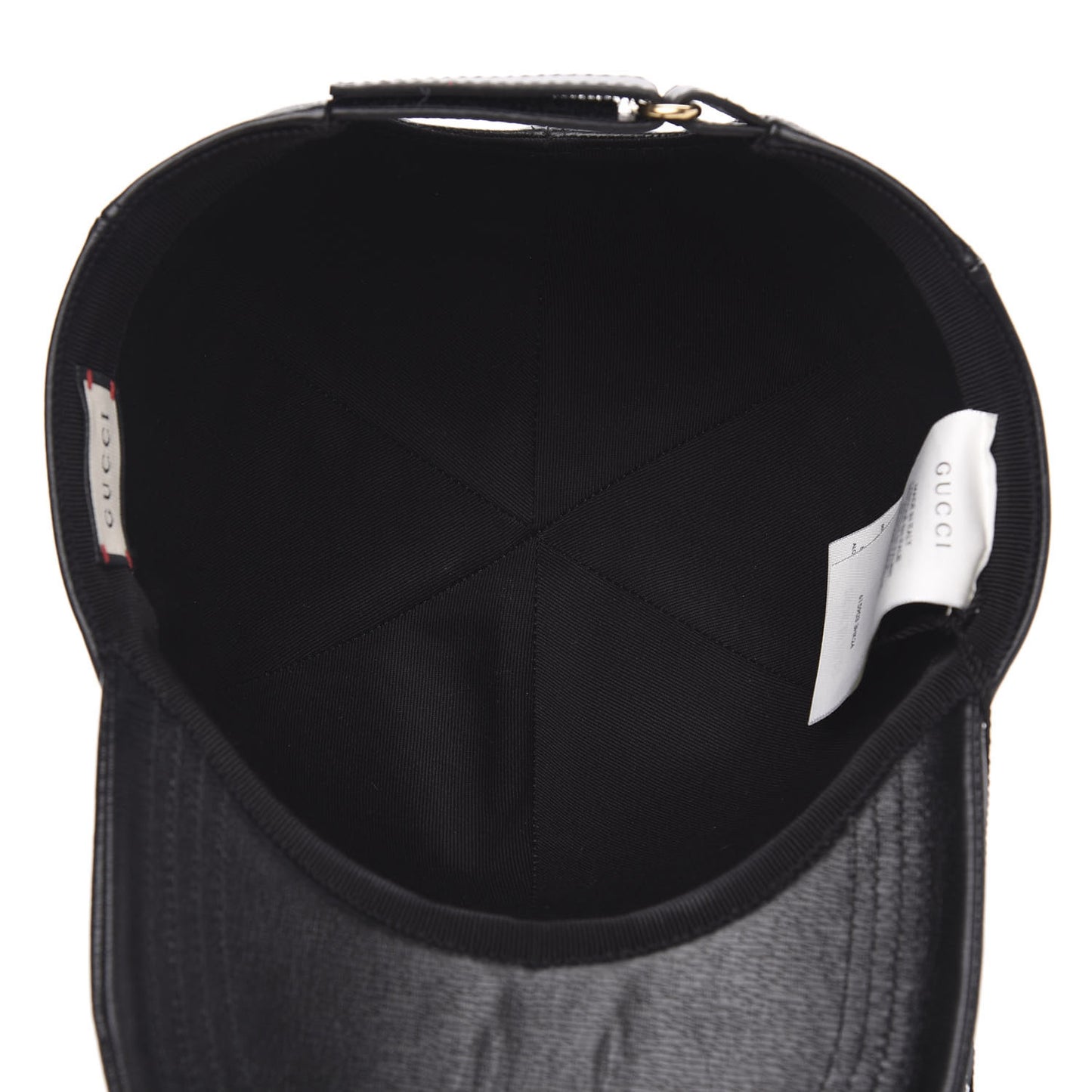 Calfskin Orgasmique Print Baseball Hat Black